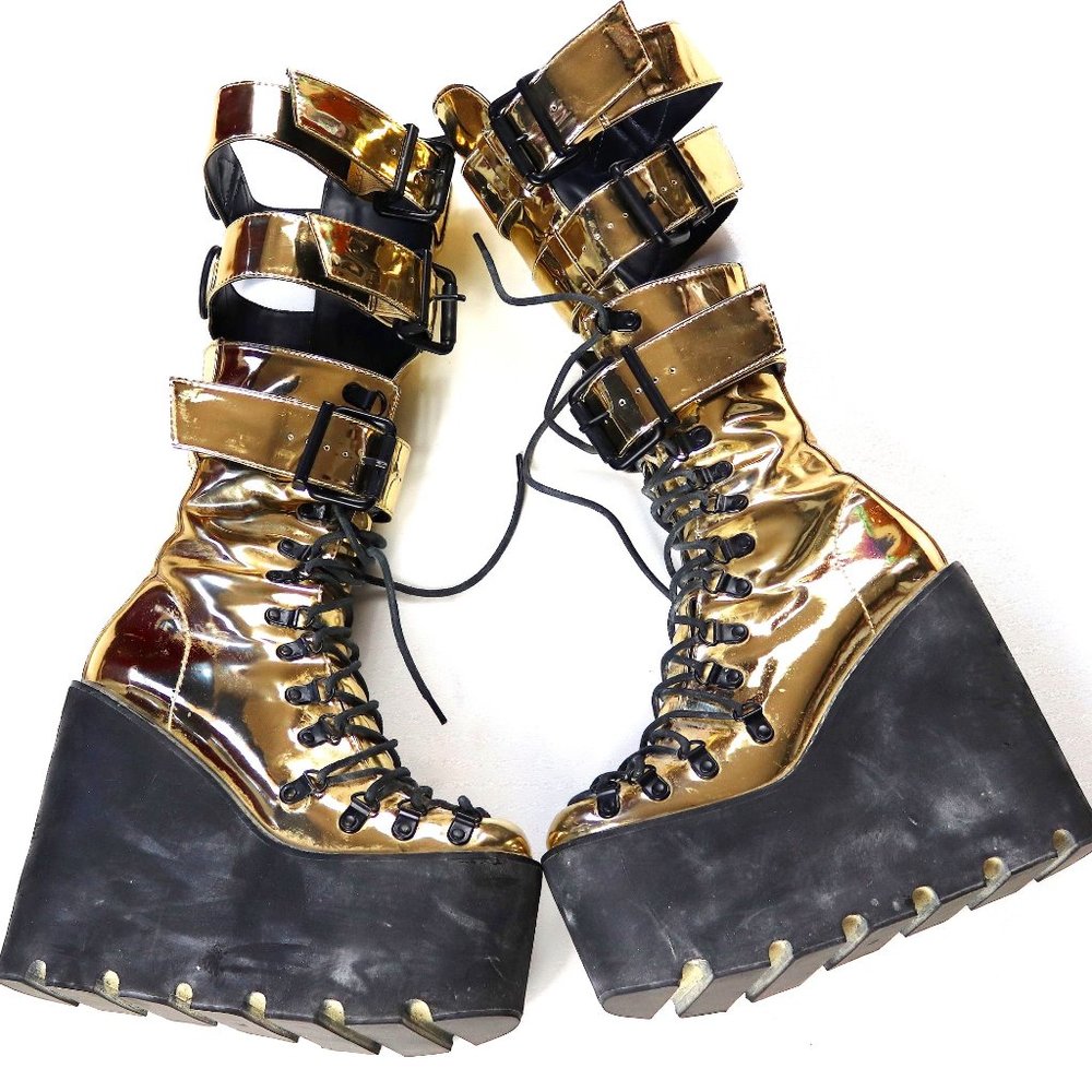 Platforms, Rave, Festival, Fun Boots, Sexy, Boots,